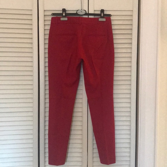 Theory 90% wool pants-Cherry Red - Picture 2 of 6